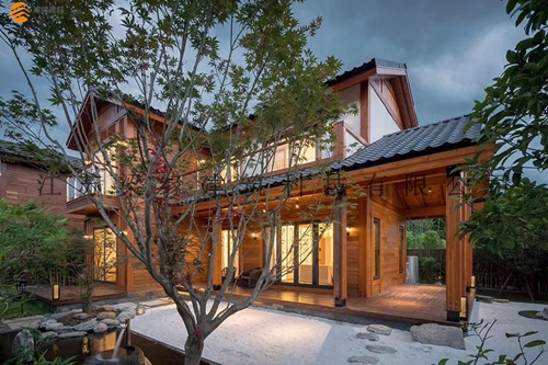 東陽鳳凰谷天瀾酒店木結構度假别墅